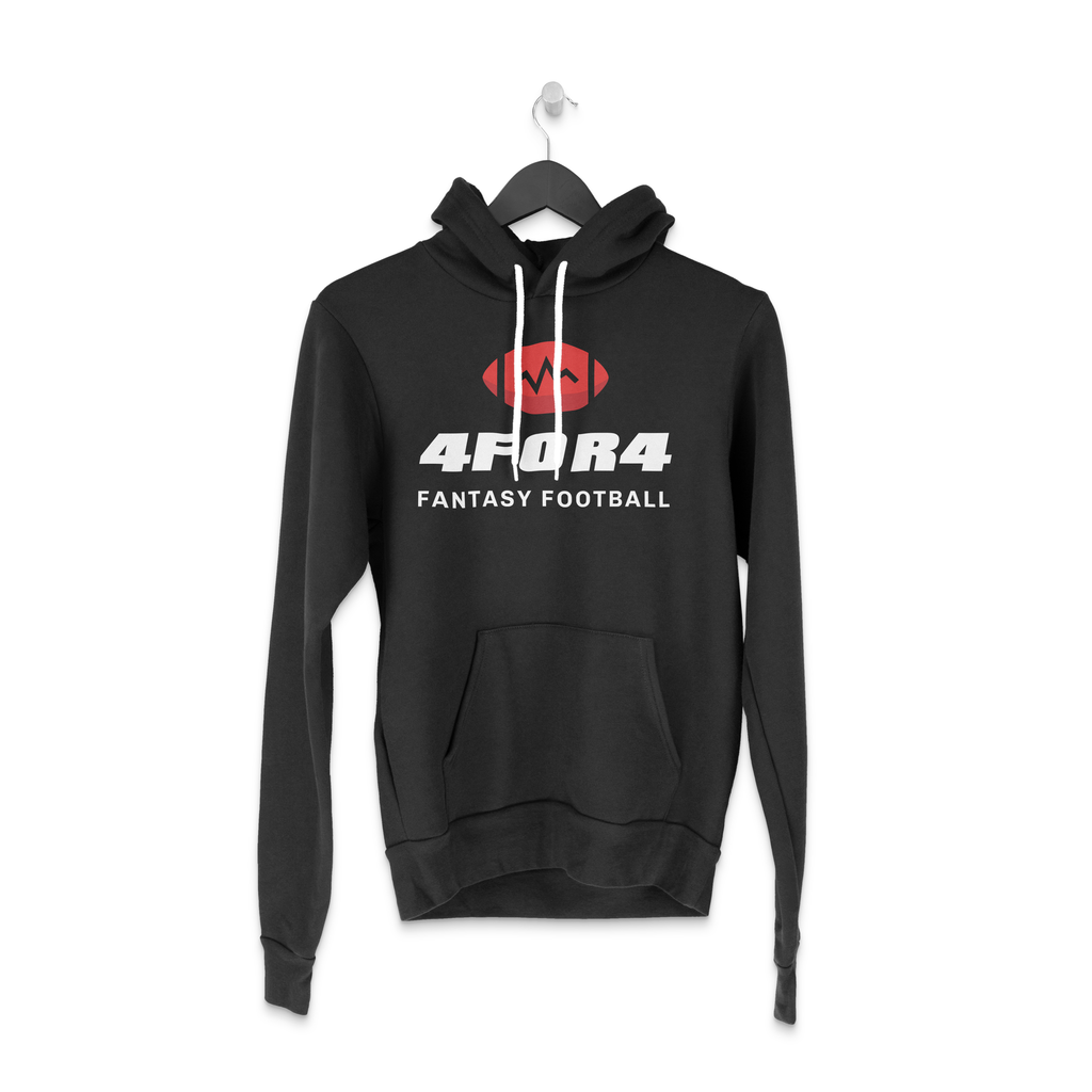 Black 4for4 Pullover Hoody (Large logo)