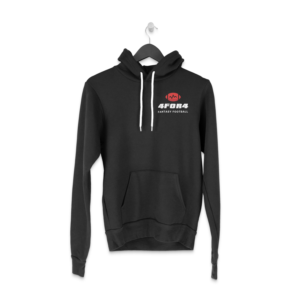 Black 4for4 Pullover Hoody (Small logo)