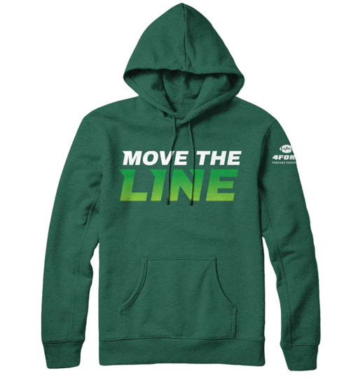Green Move The Line Pullover Hoody