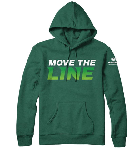Green Move The Line Pullover Hoody